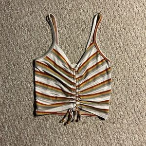 Sky and Sparrow: Cropped Tank Top with Tie